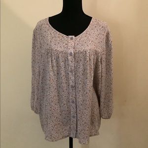 Francesca floral blouse Size Large